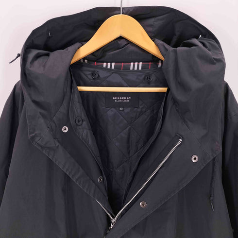 バーバリーブラックレーベル BURBERRY BLACK LABEL ライナー付き モッズコート メンズ JPN:M