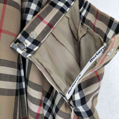 バーバリーズ BURBERRYS 裏地ノヴァチェック プリーツスカート レディース