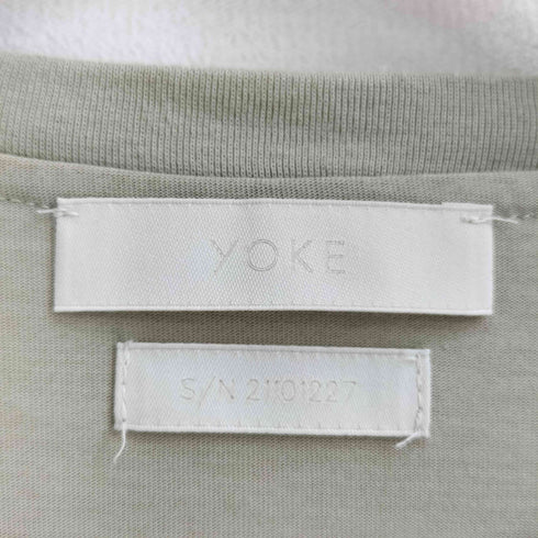 ヨーク YOKE OVERSIZED INSIDE-OUT T-SHIRT メンズ JPN:2