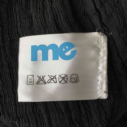 ミー イッセイミヤケ me ISSEY MIYAKE しわ加工 プリーツ ノースリーブ ワンピース レディース