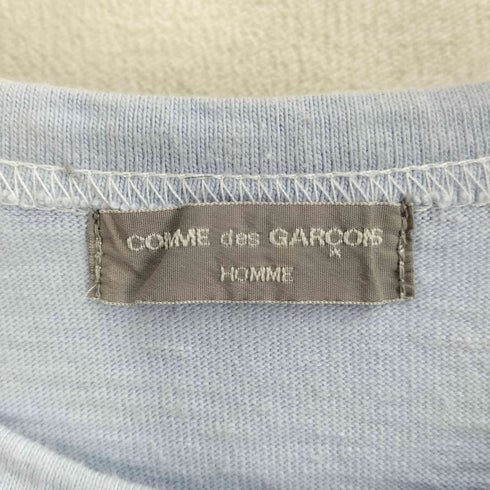 コムデギャルソンオム COMME des GARCONS HOMME 00aw 田中オム 銀タグ 製品染め ボックスシルエット 半袖Tシャツ メンズ