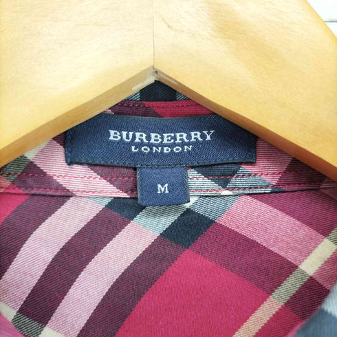 バーバリーロンドン BURBERRY LONDON チェック柄シャツ レディース M