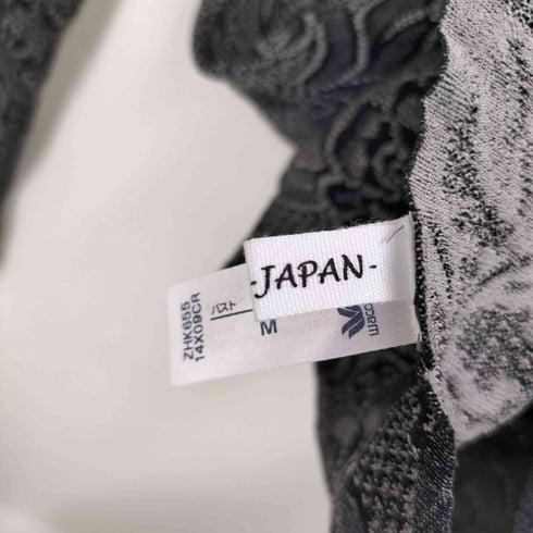 G.DRESS-JAPAN- 花柄 L/S ハイネック セカンドスキン トップ レディース JPN:M