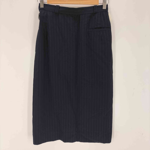 ヨウジヤマモト Yohji Yamamoto 04AW ウールレーヨン混 ストライプスカート レディース JPN:S