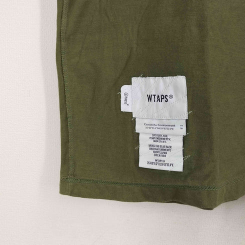 ダブルタップス WTAPS 22ss CROSS SS TEE クルーネック バックプリントTシャツ メンズ 03