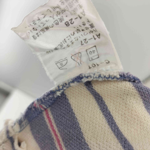 ポロバイラルフローレン Polo by RALPH LAUREN ポニー 刺繍 ボーダー ポロシャツ メンズ import:M