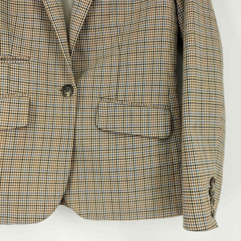 ローレンラルフローレン LAUREN RALPH LAUREN チェックテーラードジャケット レディース JPN:0