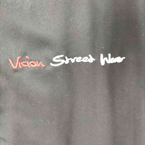 ヴィジョンストリートウェア VISION STREET WEAR 刺繍ロゴ スタジャン メンズ JPN:L