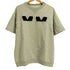 メゾンマルジェラ Maison Margiela 20ss SPLICED MMロゴ マココットンジャージーTシャツ 半袖スウェット メンズ 46