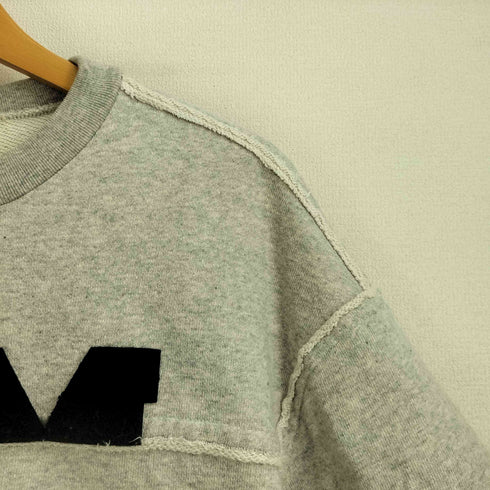 メゾンマルジェラ Maison Margiela 20ss SPLICED MMロゴ マココットンジャージーTシャツ 半袖スウェット メンズ 46