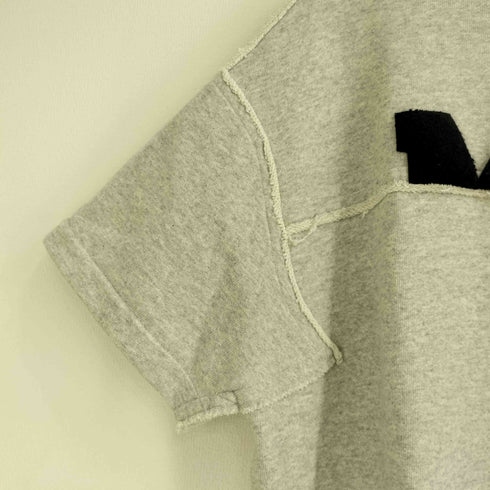 メゾンマルジェラ Maison Margiela 20ss SPLICED MMロゴ マココットンジャージーTシャツ 半袖スウェット メンズ 46