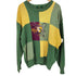 seve 90S マルチカラー L/S プルオーバーニット メンズ LARGE