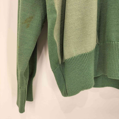 seve 90S マルチカラー L/S プルオーバーニット メンズ LARGE