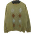 VOLUNT 90-00S アーガイル クルーネック プルオーバー ニット メンズ import:L