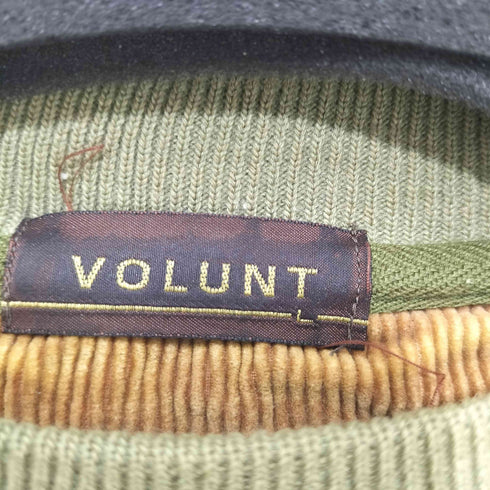 VOLUNT 90-00S アーガイル クルーネック プルオーバー ニット メンズ import:L