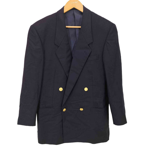 ITARIYARD UOMO 金ボタン 背抜き ダブルブレスト テーラードジャケット メンズ import:M