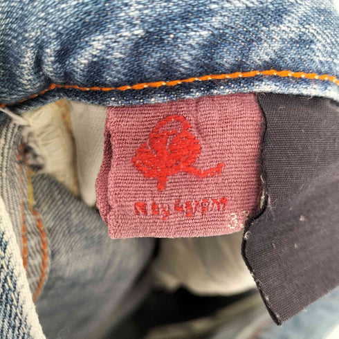 フォーティーファイブアール 45R ダメージ加工デニムパンツ メンズ 33