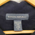 バナナリパブリック BANANA REPUBLIC 90~00S 両フラップボタン ハーフジップコットンスウェット メンズ XL