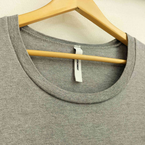 アタッチメント ATTACHMENT シルキー度詰裏毛クルーネックロングカットソー メンズ JPN:2
