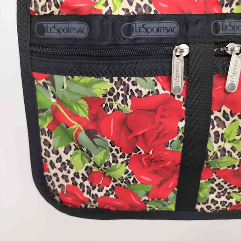 レスポートサック LeSportsac レオパード バラ プリント ショルダーバッグ レディース
