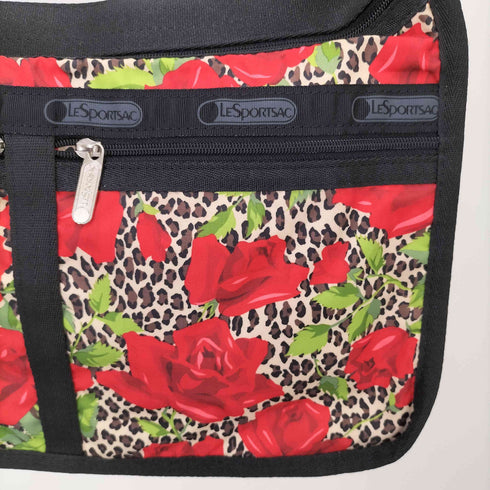 レスポートサック LeSportsac レオパード バラ プリント ショルダーバッグ レディース