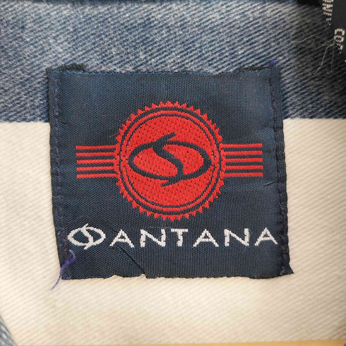 SANTANA 90-00s マルチストライプ ボタンダウン 長袖シャツ メンズ XLT
