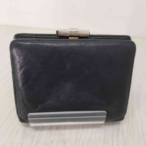 クリスチャンディオール Christian Dior レザー二つ折りがま口財布 メンズ
