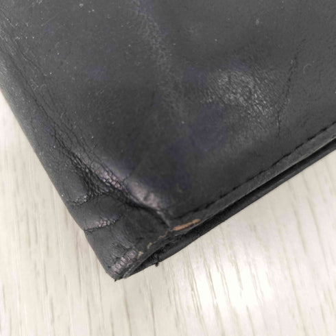 クリスチャンディオール Christian Dior レザー二つ折りがま口財布 メンズ