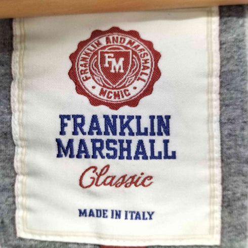 フランクリンマーシャル FRANKLIN&MARSHALL プリントロゴ プルオーバーパーカー メンズ XS