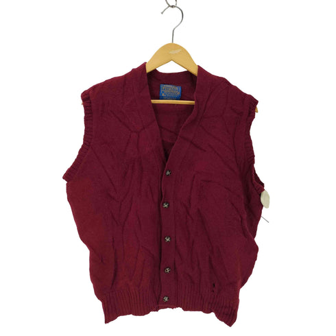 ペンドルトン PENDLETON 70S USA製 ウール ベストカーディガン メンズ JPN:XL