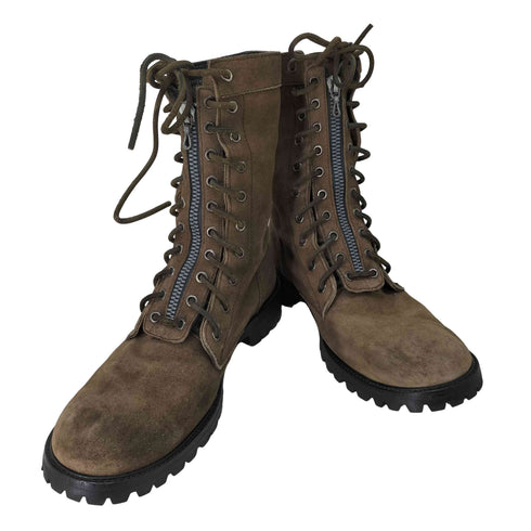 ムーンエイジデビルメント moon age devilment フロントジップ コンバットブーツ vibramソール メンズ JPN:41