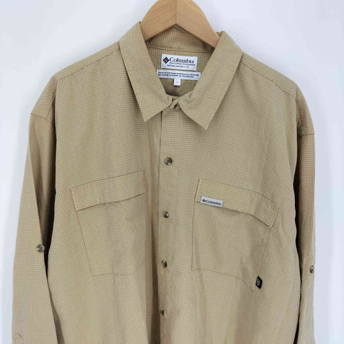 コロンビア Columbia GRT レーヨン ポリ L/S チェック シャツ メンズ import:L