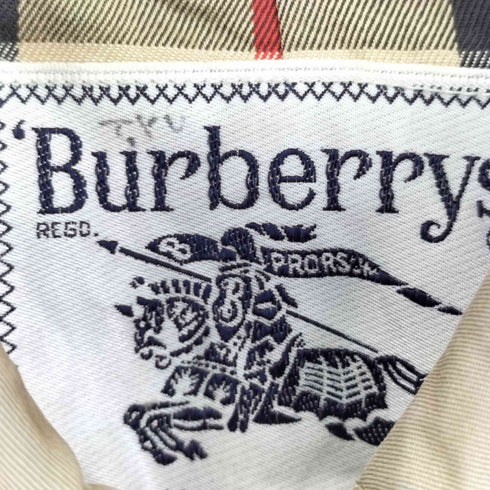 バーバリーズ BURBERRYS 裏地チェック ライナー付き ステンカラーコート メンズ