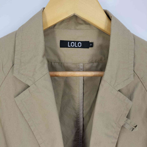 ロロ LOLO ラグランスリーブジャケット テーラードジャケット メンズ JPN:M