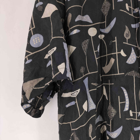SILK UOMO S/S 総柄 シルクシャツ メンズ JPN:XL