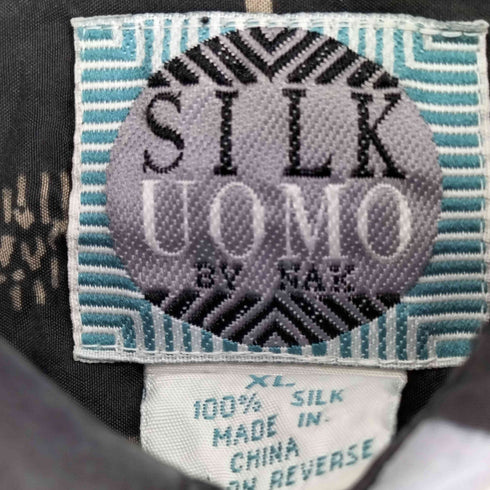 SILK UOMO S/S 総柄 シルクシャツ メンズ JPN:XL