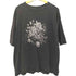 welise モードフラワーグラフィックプリント ヴィンテージスノー加工 オーバーサイズ半袖Tシャツ メンズ JPN:L