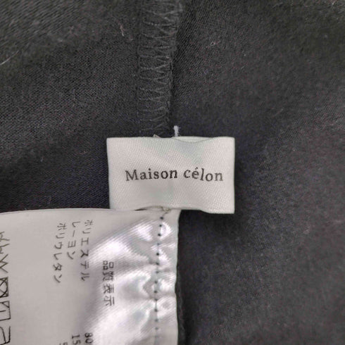 maison celon drape soft fit dress ハイネック ドレープ ギャザー ワンピース ドレス レディース