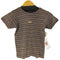 ステューシー Stussy 90S 紺タグ ロゴ刺繍 S/S ボーダー Tシャツ レディース JPN:S