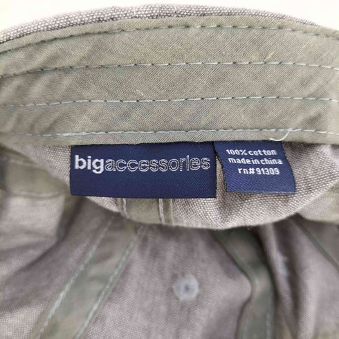 BIG ACCESSORIES Summer Prep Cap サマープレップキャップ メンズ