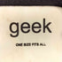 geek ナイロン ロングビルキャップ メンズ