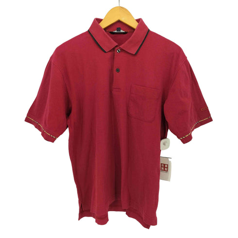 バーバリーゴルフ BURBERRY GOLF ノバチェックライン ポケット S/S ポロシャツ メンズ import:L