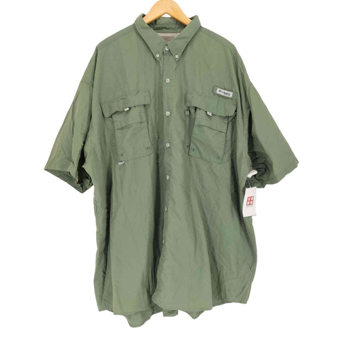 コロンビア Columbia PFG OMNI-SHADE フロントポケット 裏地メッシュ フィッシング半袖シャツ メンズ