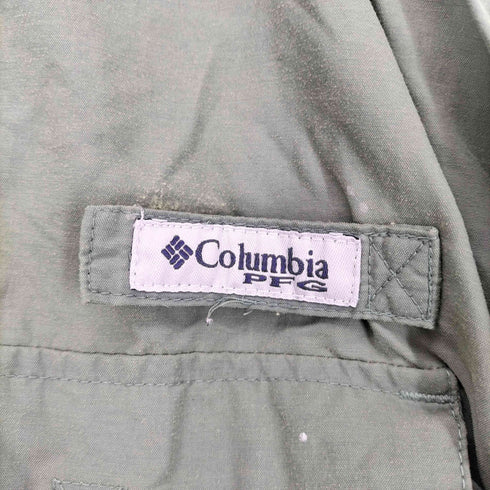 コロンビア Columbia PFG OMNI-SHADE フロントポケット 裏地メッシュ フィッシング半袖シャツ メンズ
