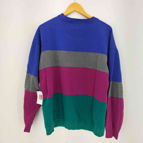 ドッカーズ DOCKERS マルチボーダークルーネックスウェット メンズ import:L