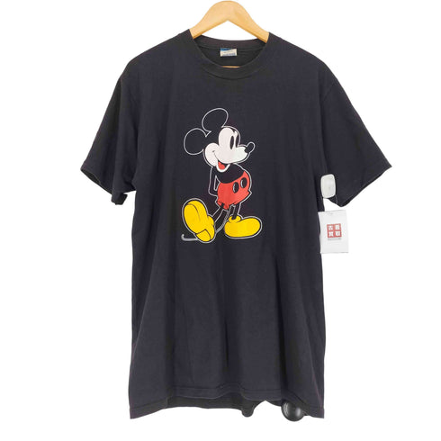 USA製 90s シングルステッチ キャラクタープリント半袖Tシャツ カットソー メンズ JPN:L