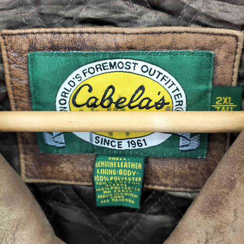 カベラス Cabela's 90S A-2 レザーフライトジャケット メンズ 2XL-TALL