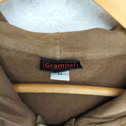 グラミチ GRAMICCI 80-90s 旧ボックスロゴ USA製 ジップアップ パーカー メンズ JPN:M
