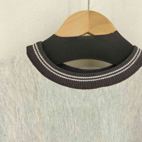 チャンピオン Champion USA製 刺繍タグ REVERSE WEAVE リブライン 目あり クルーネックスウェット メンズ import:XL