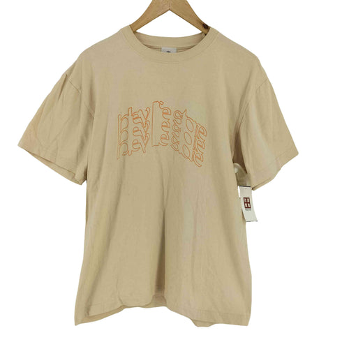 ヘイライフストア Hey life store natural/ hey vintage print T レディース JPN:L